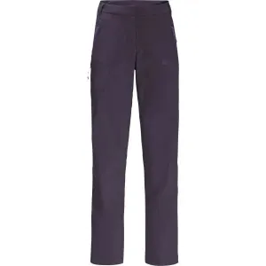 Jack Wolfskin GLASTAL PANTS W Dámske outdoorové nohavice, fialová, veľkosť #9598924