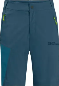 Jack Wolfskin GLASTAL SHORTS M Pánske outdoorové kraťasy, tmavo modrá, veľkosť