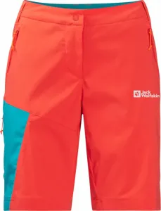 Jack Wolfskin Glastal Shorts W Tango Orange M/L Outdoorové šortky