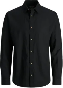 Jack&Jones Pánska košeľa JJESUMMER Comfort Fit 12248384 Black XL