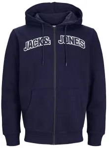 Jack&Jones Pánska mikina JJROUX Regular Fit 12241567 Navy Blazer S