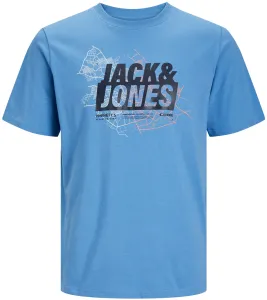 Jack&Jones Pánske tričko JCOMAP Regular Fit 12252376 Pacific Coast S