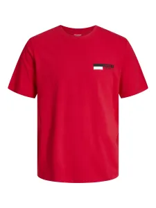 Jack&Jones Pánske tričko JJECORP Standard Fit 12233999 True Red L