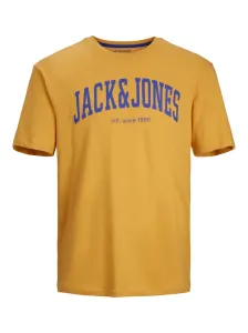 Jack&Jones Pánske tričko JJEJOSH Relaxed Fit 12236514 Honey Gold L