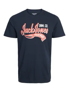Jack&Jones Pánske tričko JJELOGO Standard Fit 12233594 Navy Blazer XL