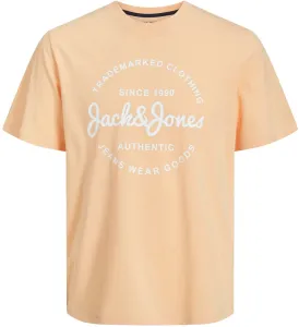Jack&Jones Pánske tričko JJFOREST Standard Fit 12247972 Apricot Ice XXL
