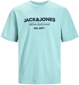Jack&Jones Pánske tričko JJGALE Relaxed Fit 12247782 Soothing Sea XXL