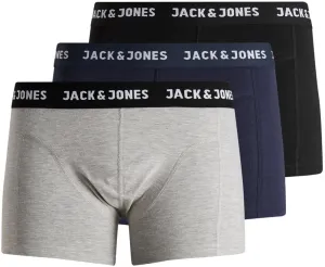 Jack&Jones 3 PACK - pánske boxerky JACANTHONY 12160750 Black - Blue nights - LGM XXL