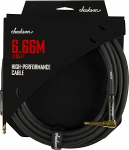 Jackson High Performance Cable Čierna 6,66 m Rovný - Zalomený