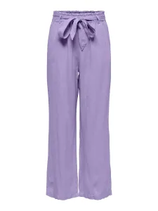 Jacqueline de Yong Dámske nohavice JDYSAY Loose Fit 15254626 Purple Rose 40