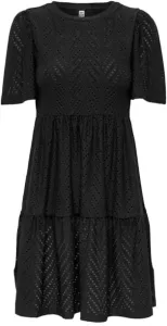Jacqueline de Yong Dámske šaty JDYCARLA Regular Fit 15254680 Black L