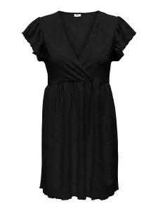 Jacqueline de Yong Dámske šaty JDYCATHINKA Loose Fit 15288288 Black M