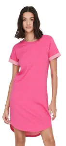 Jacqueline de Yong Dámske šaty JDYIVY Regular Fit 15174793 Shocking Pink S