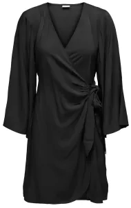 Jacqueline de Yong Dámske šaty JDYSEZEN Regular Fit 15321349 Black L