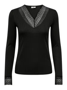 Jacqueline de Yong Dámske tričko JDYRINE Regular Fit 15309637 Black XS