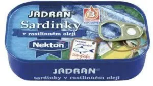 Nekton Sardinky v rastlinnom oleji JADRAN 125 g