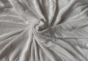 Jahu Prestieradlo Mikroplyš biela, 90 x 200 cm