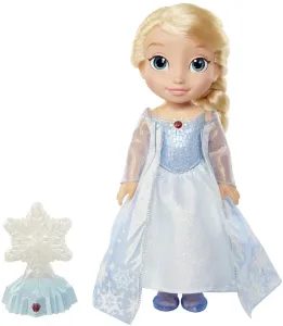 Jakks Pacific Disney Ľadové kráľovstvo Elsa a ľadový kryštál bábika 36 cm