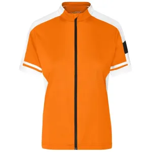 James & Nicholson Dámsky cyklistický dres JN453 - Oranžová | L