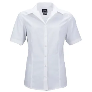 James & Nicholson Dámska košeľa s krátkym rukávom JN643 - Biela | L #1389907