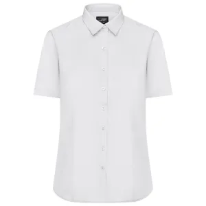James & Nicholson Dámska košeľa s krátkym rukávom JN679 - Biela | XXL #1390915