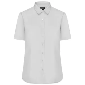 James & Nicholson Dámska košeľa s krátkym rukávom JN679 - Svetlošedá | XL #1390961