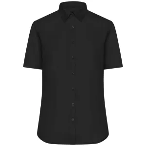 James & Nicholson Dámska košeľa s krátkym rukávom JN683 - Čierna | XL #1390831