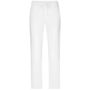 James & Nicholson Dámske biele pracovné nohavice JN3003 - Biela | 44 #1397543