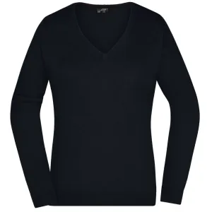 James & Nicholson Dámsky bavlnený sveter JN658 - Čierna | XXL #1392638