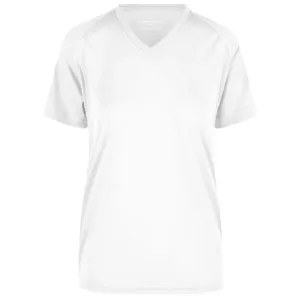 James & Nicholson Dámske športové tričko s krátkym rukávom JN316 - Biela / biela | M #1389564