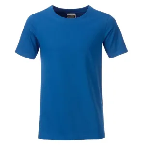 James & Nicholson Klasické chlapčenské tričko z biobavlny 8008B - Kráľovská modrá | L #1387575