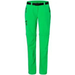 James & Nicholson Pánske outdoorové nohavice s odopínateľnými nohavicami JN1202 - Papraďová | XXL