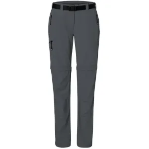 James & Nicholson Pánske outdoorové nohavice s odopínateľnými nohavicami JN1202 - Tmavošedá | XL #1391257