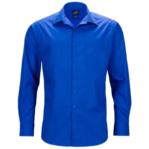 James & Nicholson Pánska košeľa s dlhým rukávom JN642 - Kráľovská modrá | L