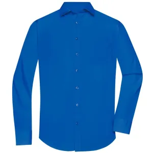 James & Nicholson Pánska košeľa s dlhým rukávom JN678 - Kráľovská modrá | XL