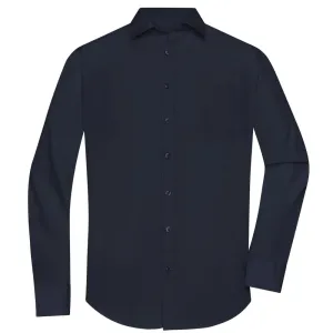 James & Nicholson Pánska košeľa s dlhým rukávom JN678 - Tmavomodrá | S #1390816