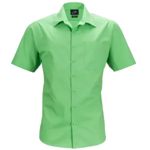 James & Nicholson Pánska košeľa s krátkym rukávom JN644 - Limetkovo zelená | XL #1415590