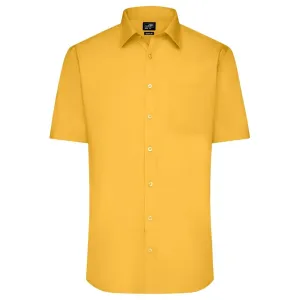 James & Nicholson Pánska košeľa s krátkym rukávom JN680 - Žltá | M #1390905