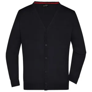 James & Nicholson Pánsky bavlnený sveter JN661 - Čierna | L #1392585