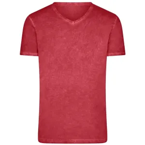 James & Nicholson Pánska tričko Gipsy JN976 - Červená | M