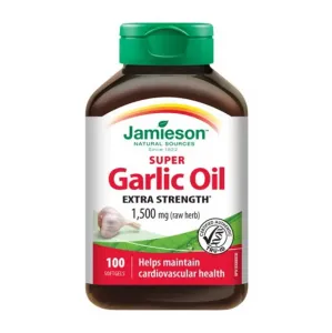 JAMIESON Super cesnakový olej 1500 mg 100 kapsúl #847012
