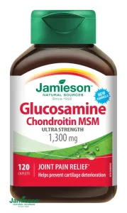 Jamieson Glukozamín Chondroitín MSM 1300 mg 120 tabliet #143409