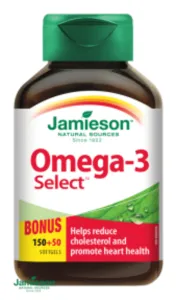 Jamieson Omega-3 Select 1000 mg 150 + 50 kapslí zadarmo #1555512