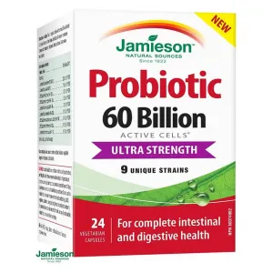JAMIESON Probiotic 60 miliárd Ultra Strength 24 kapsúl #9493315