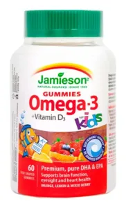 Jamieson Omega-3 Kids Gummies želatínové pastilky 60 past, Exspirácia!, Akcia