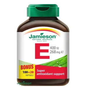 Jamieson  Vitamín E 400 IU 120 kapsúl
