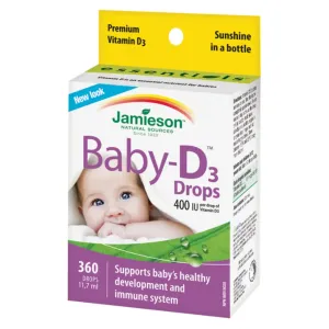 JAMIESON Baby-D vitamín D3 400 IU kvapky 11,7 ml #857509