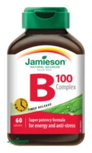 Jamieson B-komplex 100 mg s postupným uvoľňovaním 60 tabliet #1555491