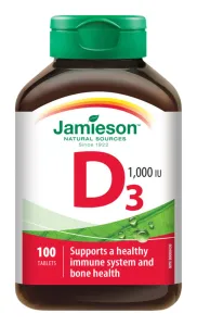 JAMIESON Vitamín D3 1000 IU 100 tabliet #1555530