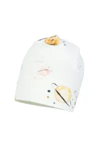Detská čiapka Jamiks biela farba biela, z tenkej pleteniny, #9403852